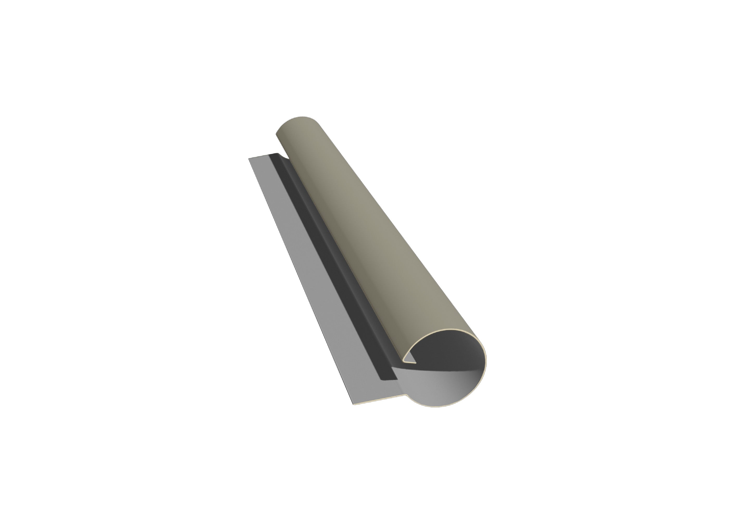 Gable Roll for COLORBOND Window Hood in Classic Cream