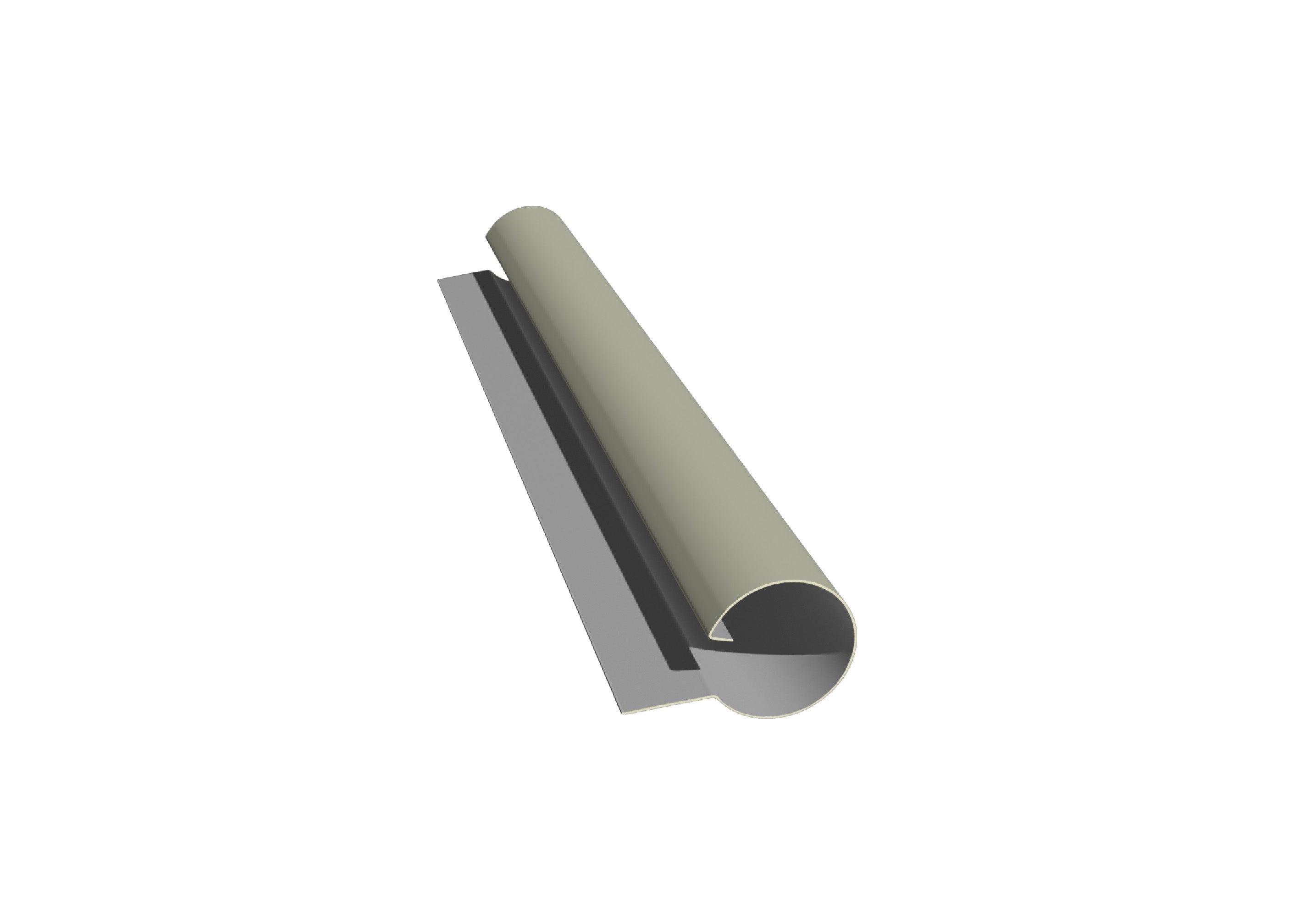 Gable Roll for COLORBOND Window Hood in Evening Haze