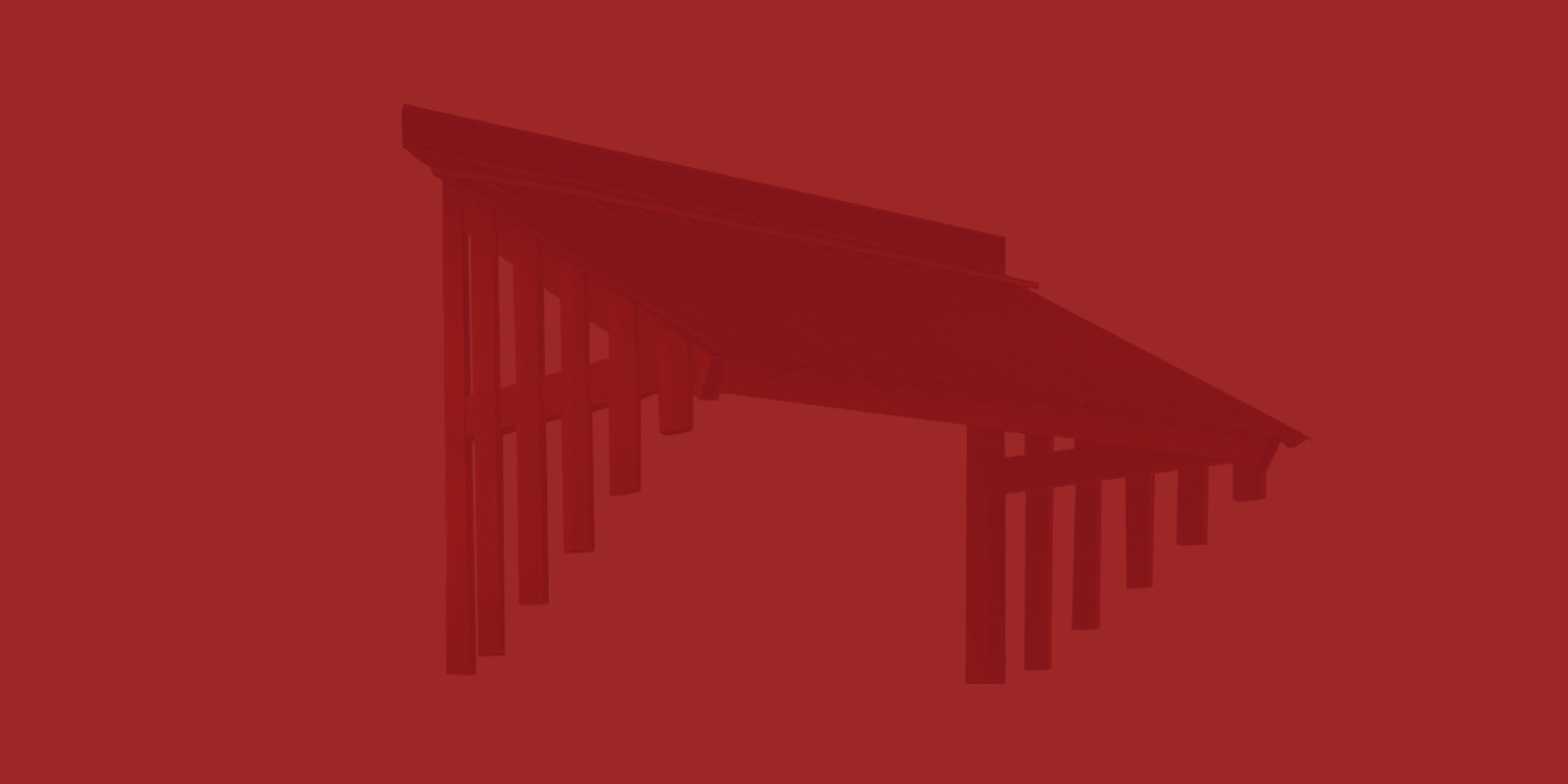 Red Gradient Image of a Window Hood