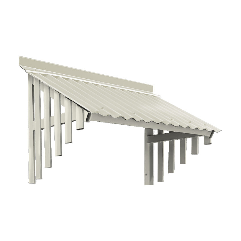 Window Hood Minimalist Colour Style in Surfmist for both Battens and Roofing