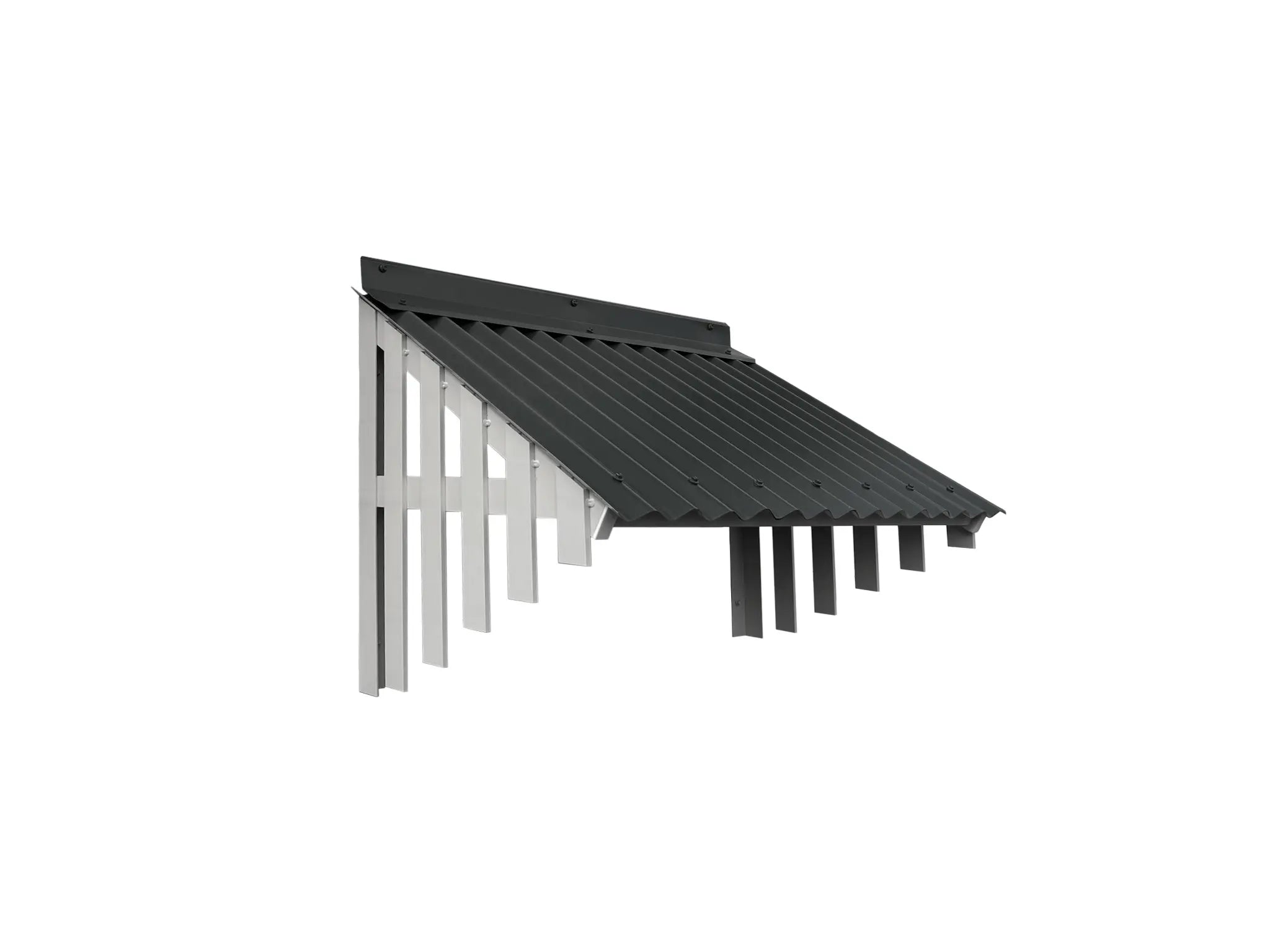 Colonial style Window Hood with COLORBOND Steel Roof and Flashing and Aluminium Batten Brackets