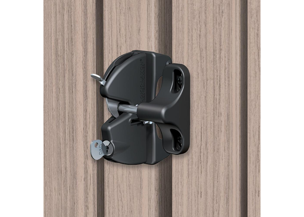 Lokklatch Regular - Black and Silver Security Latch Lock  - Parts