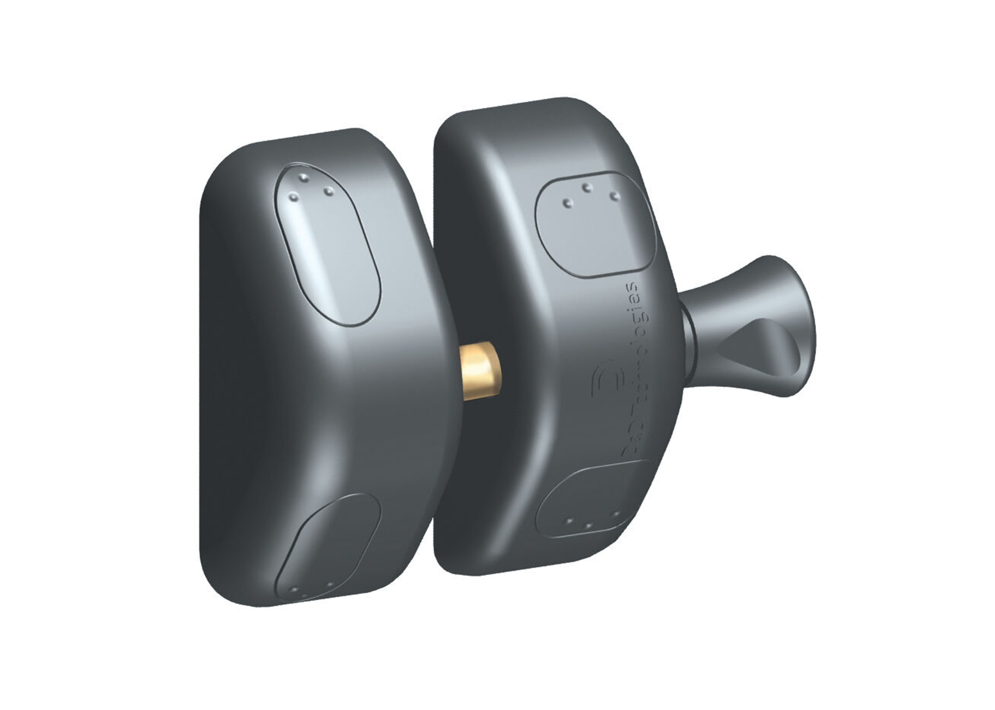 Magnalatch Side Pulling Gate Latch in Black