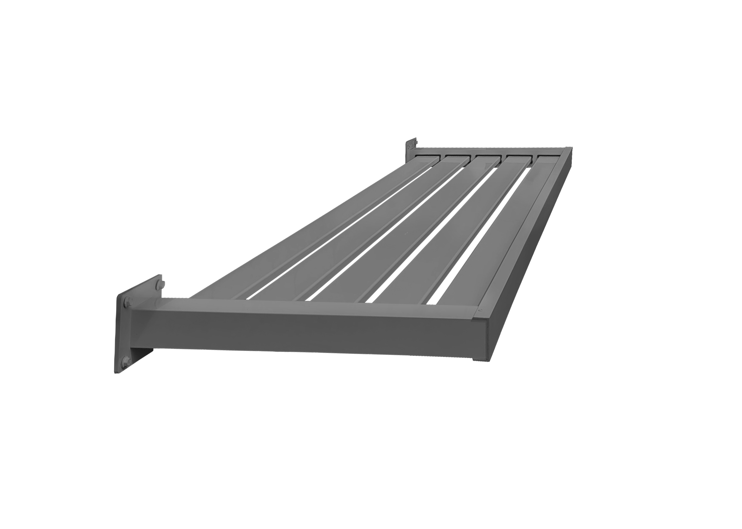 Slat Outdoor Awning for Shade and Privacy Easy DIY Install