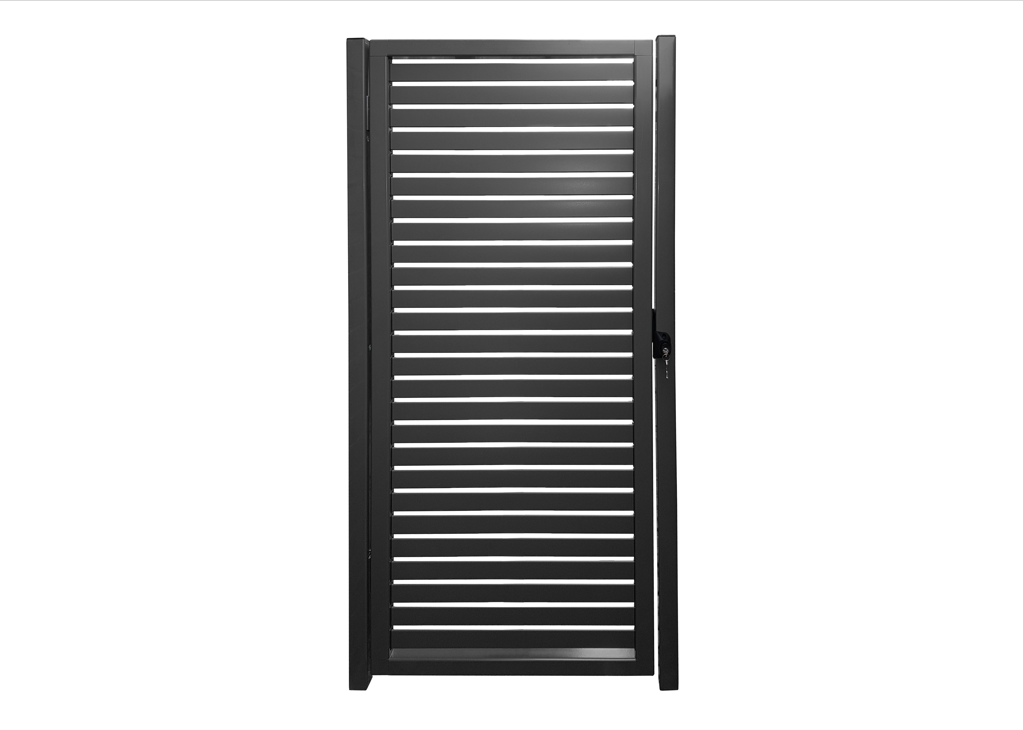 COLORBOND® Slat Pedestrian Gate | 875Wx1800H | 24mm Gap