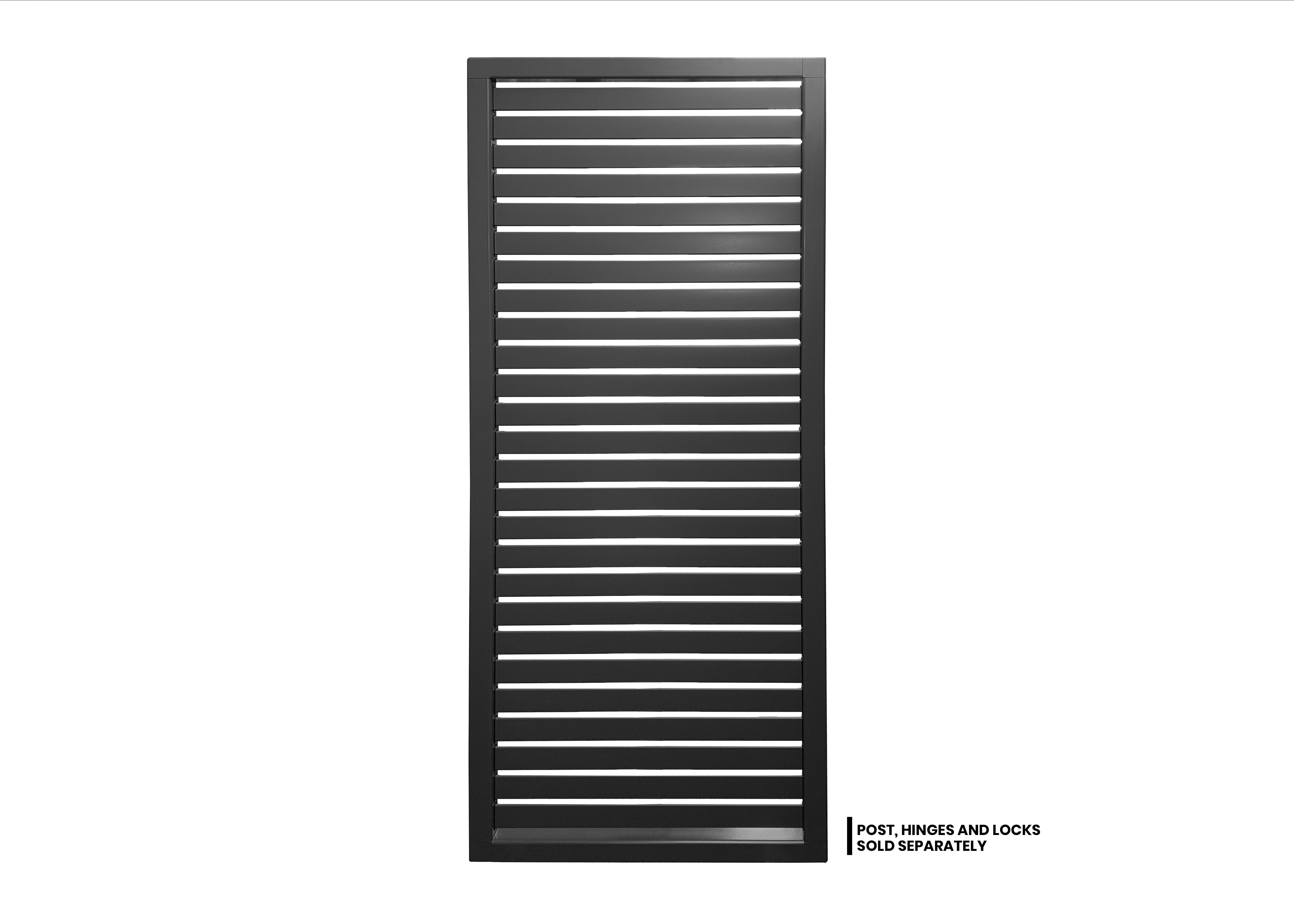 COLORBOND® Slat Pedestrian Gate | 875Wx1501H | 9mm Gap