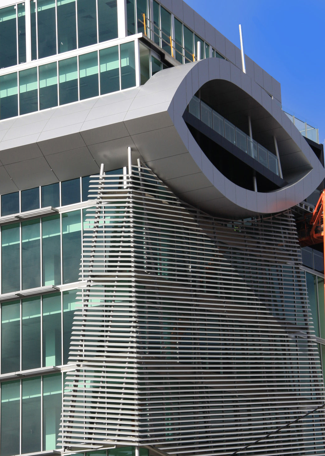 Commercial Slat Facade on University 