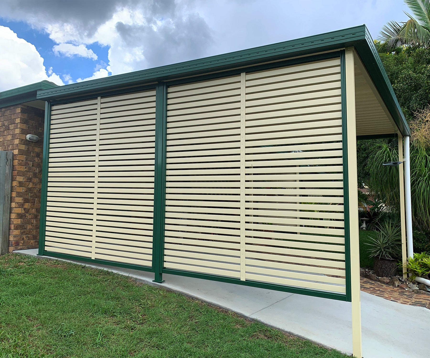Colorbond Slat Carport