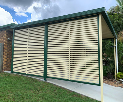 Colorbond Slat Carport