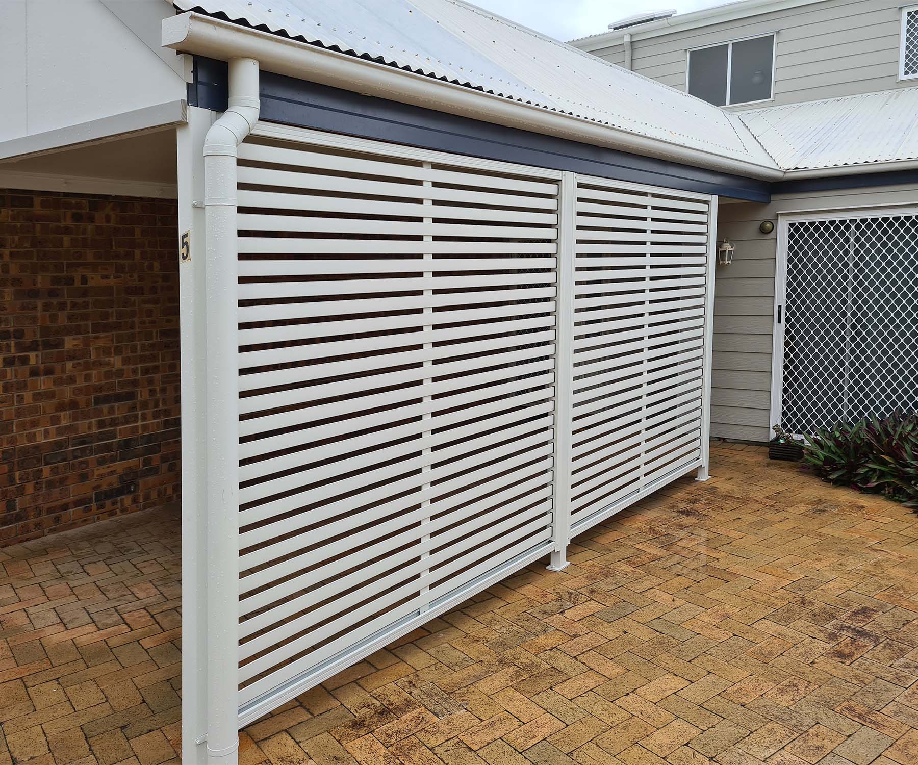 Colorbond Slat Carport