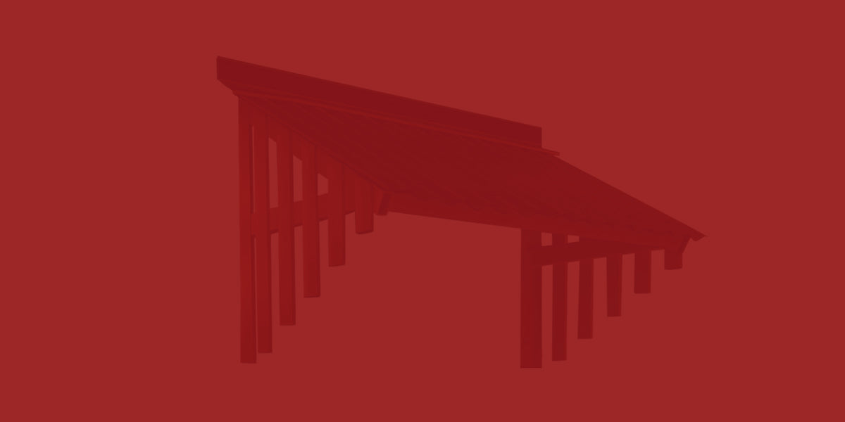 Red Gradient Image of a Window Hood