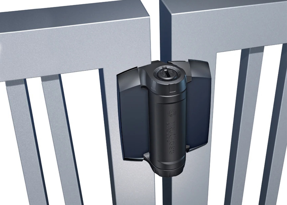 Truclose Gate Hinges - Heavy Duty version in black